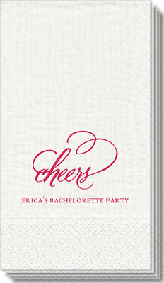 Refined Cheers Moire Guest Towels